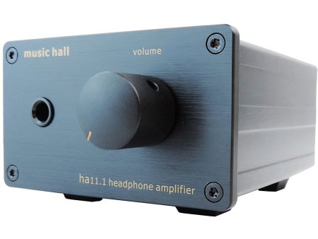 Music Hall HA11.1 high-end Headphone Amplifier, 100-240v Capable Cheap