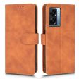 Skin-touch Feeling Phone Case for Oppo A57 (2022) 5G   A77 5G, PU Leather + TPU Full Protection Cover with Stand Wallet Supply