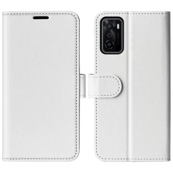 For OPPO A55s 5G Crazy Horse Texture PU Leather Wallet Flip Phone Case Inner TPU Bumper Stand Cover Cheap