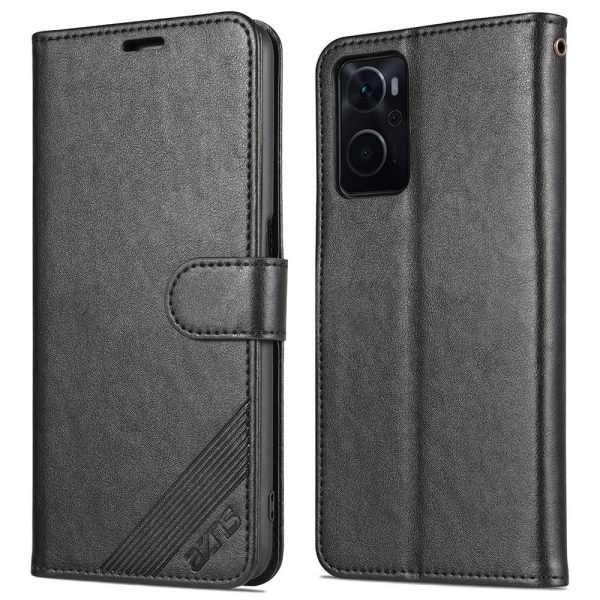 AZNS For Oppo K10 4G Realme 9i Textured PU Leather + TPU Cover Magnetic Clasp Wallet Stand Case For Discount