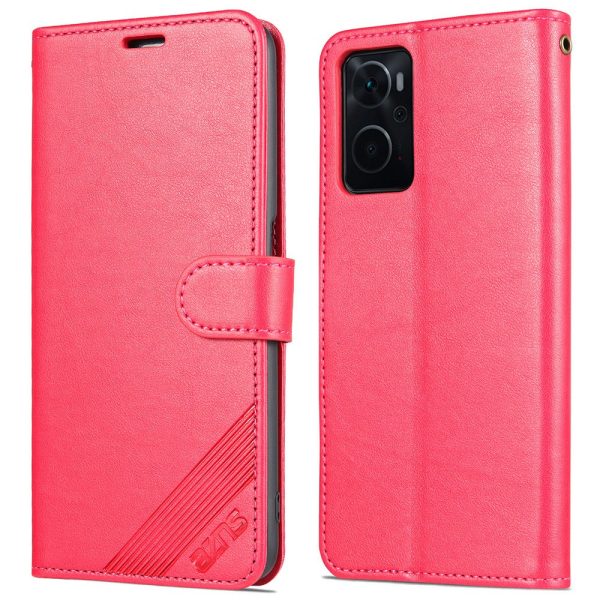 AZNS For Oppo K10 4G Realme 9i Textured PU Leather + TPU Cover Magnetic Clasp Wallet Stand Case For Discount