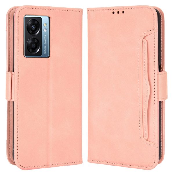 For Oppo A57 (2022) 5G   A77 5G PU Leather Folio Book Case Wallet Card Slots Magnetic Closure Stand Function Shockproof Protective Cover Online Hot Sale