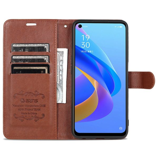 AZNS For Oppo K10 4G Realme 9i Textured PU Leather + TPU Cover Magnetic Clasp Wallet Stand Case For Discount