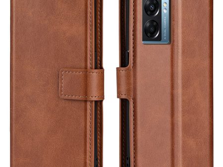 For Oppo A57 (2022) 5G   A77 5G Textured PU Leather Phone Case Magnetic Closure Folio Flip Cover with Wallet Stand For Cheap