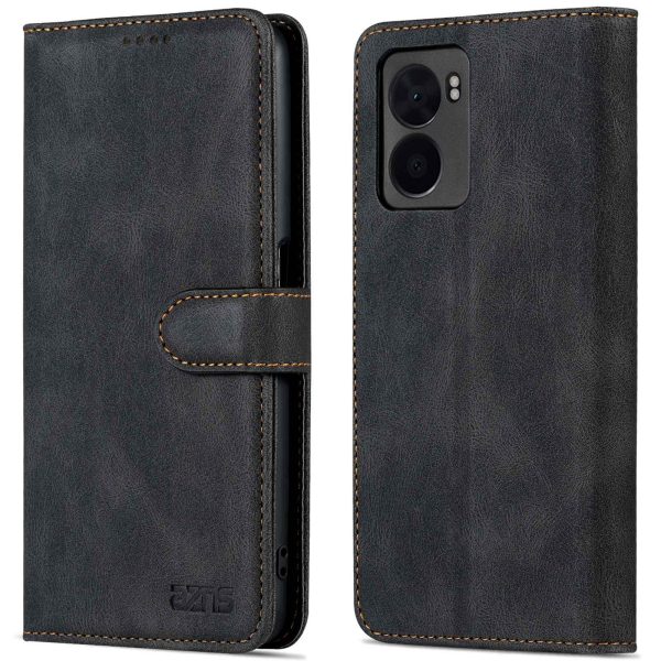 AZNS For Oppo A57 (2022) 5G   A77 5G PU Leather Flip Folio Case Wallet Stand Magnetic Closure TPU Shockproof Interior Protective Cover Online now