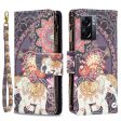 BF Pattern Printing Leather Series-4 for Oppo A57 (2022) 5G   A77 5G, 03-Style PU Leather Zipper Pocket Wallet Mobile Phone Case with Adjustable Stand Cheap