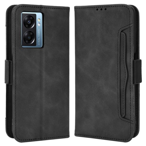 For Oppo A57 (2022) 5G   A77 5G PU Leather Folio Book Case Wallet Card Slots Magnetic Closure Stand Function Shockproof Protective Cover Online Hot Sale