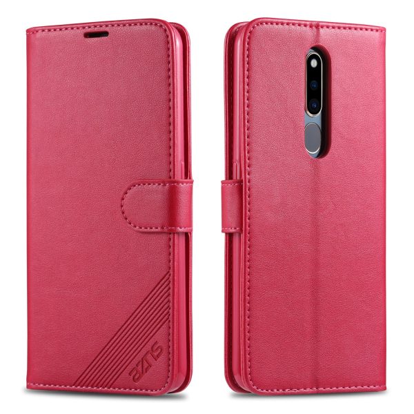 AZNS Leather Wallet Phone Cover for OPPO F11 Pro Fashion