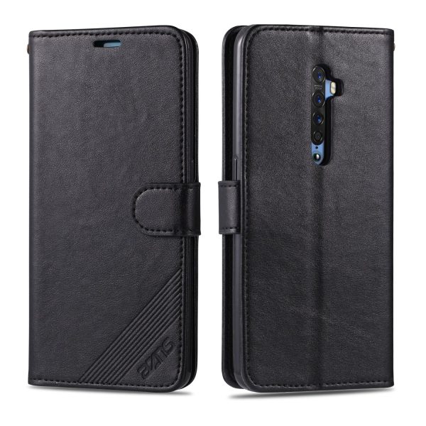 AZNS PU Leather Wallet Stand Case for OPPO Reno2 For Sale