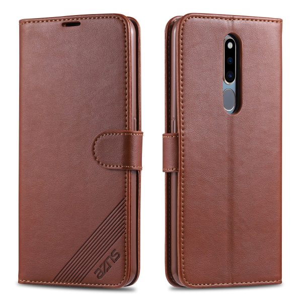 AZNS Leather Wallet Phone Cover for OPPO F11 Pro Fashion