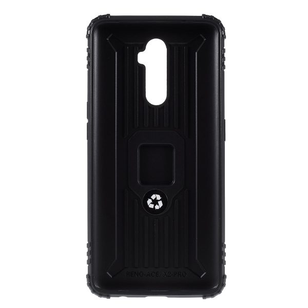 Finger Ring Kickstand Drop-proof TPU Case for Oppo Reno Ace Realme X2 Pro on Sale