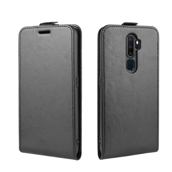 Crazy Horse Skin Vertical Flip Leather Phone Shell for OPPO A9 (2020) A5 (2020) For Discount