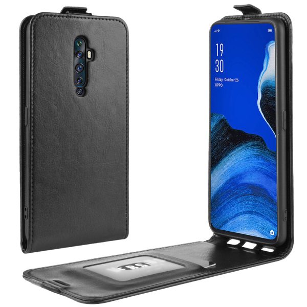 Crazy Horse Skin Vertical Flip Leather Card Holder Case for OPPO Reno 2 Z   OPPO Reno2 F Online now